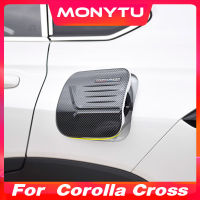 สำหรับ Toyota Corolla Cross 2021 2022 2023อุปกรณ์เสริมถังน้ำมันรถยนต์ฝาปิด ABS สติกเกอร์ป้องกันการปรับเปลี่ยนการตกแต่งภายนอก