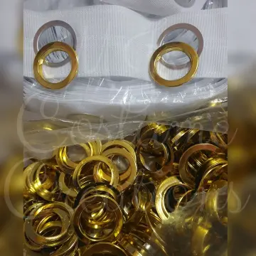 Buy VANSH Fashion Plastic Curtain Eyelet Rings with Lock for Windows  Curtains,Door Curtains,Pack of 100 (Diamond Gold) Online at Low Prices in  India - Amazon.in