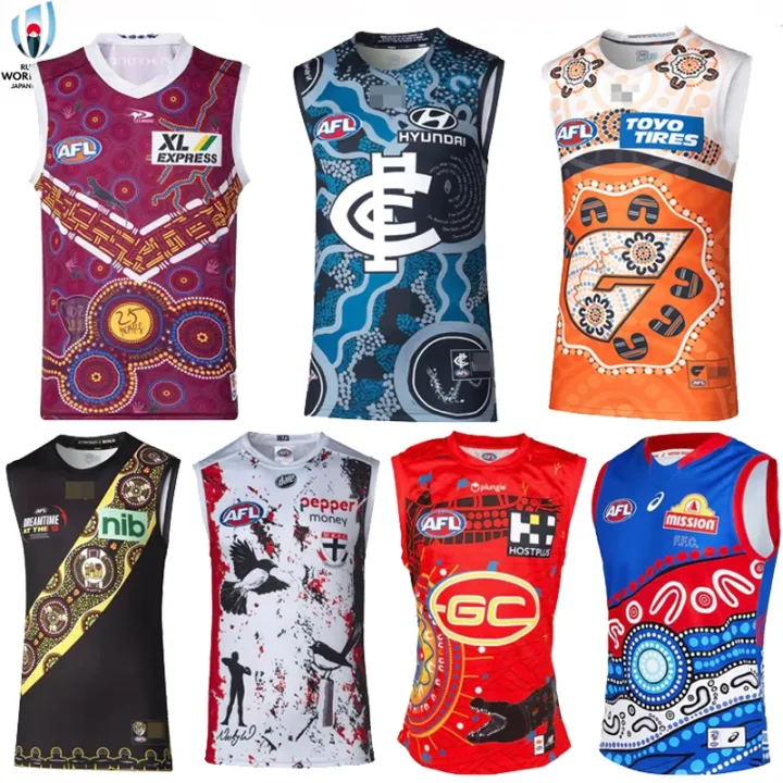 AFL lion aboriginal vest gold coast Richmond st kilda west pit giants football clothes Lazada