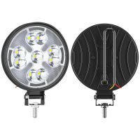 DXZ 4Pcs รถ LED Work Light Bar 4X4 Offroad ไฟหน้า21SMD 12V-60V Double Color Spotlights สำหรับ SUV A รถจักรยานยนต์กระพริบ