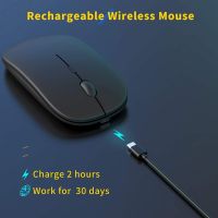 Rechargeable Wireless Gaming Mouse Portable Ergonomic Quiet and Magical Suitable for Portable Computers Tablets IPads Phones