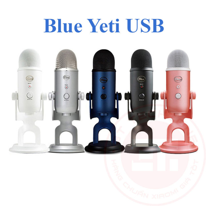 Chính Hãng] Micro Blue Yeti USB Condenser - Mic Thu Âm Podcast, Livestream,  Radio, ASMR Microphone Phòng Thu Studio 
