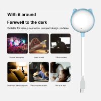 Smart LED Desk Lamp Voice Control Cute Desktop Night Light USB Interface Multicolor Changing RGB for Living Room Home Decor