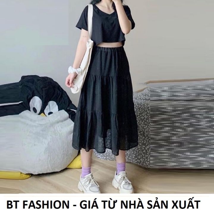 Chân Váy Dài Voan Thời Trang Hot BT Fashion (VA01- 3 Tầng Dài ...