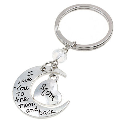 Key Ring Hanging Jewelry Gift Jewelry Gift Car Key Ring Heart Keychain Mom Dad Keychain Pendant Keyring