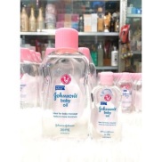 Dầu mát xa dưỡng ẩm Johnson s baby oil pink 125ml và 200ml