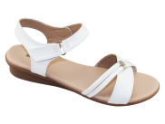 SANDAL ĐẾ BẰNG NỮ Bita s SYN.262  Đen + Hồng + Kem + Trắng