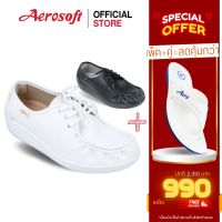 COD DSFGERTURUU Aerosoft รองเท้าพยาบาลเพื่อสุขภาพ ซื้อ 2 คุ้มกว่า NW9092 U1313