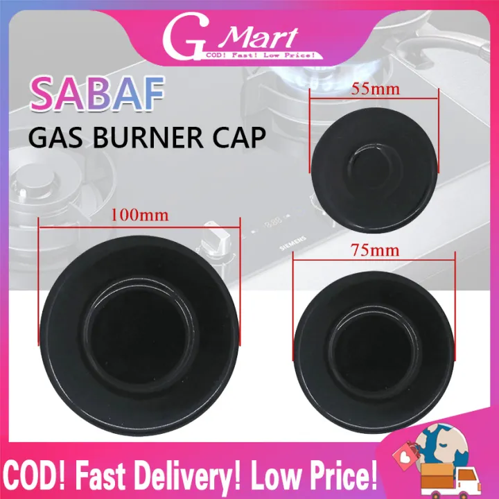 55/75/100MM Universal Burner Hat Set Cooker Oven Hob Gas Burner Crown