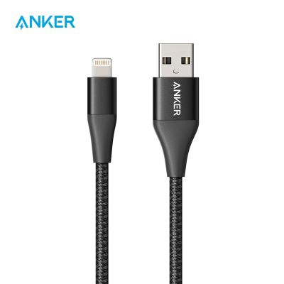สาย USB Anker สำหรับ Powerline + II สายเคเบิลหลอดไฟ Mfi ได้รับการรับรองความเข้ากันได้กับ12 11/11 Pro