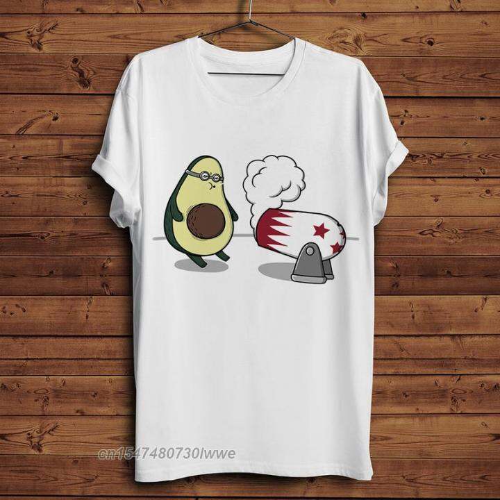 cute-avocado-beer-belly-funny-t-shirt-men-white-casual-tshirt-summer-faddish-adult-customize-wear-streetwear-tee