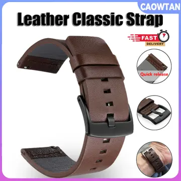 Wholesale 20MM 22MM Quick release Leather+Nylon watch Strap Band Bracelet  for Samsung Galaxy watch 3 Gear s3 Frontier From m.