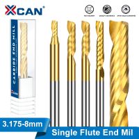 【DT】hot！ XCAN End Mill Flute Milling Cutter Carbide Router Bit for Wood 3.175 4 5 6  8mm Shank Woodworking Tools