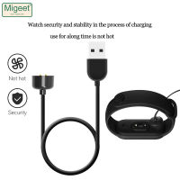 Migeet เครื่องชาร์จสายชาร์จสำหรับวง Xiaomi Mi 7 6 5 1เมตร USB สายสมาร์ทวอท์ชสายชาร์จเร็ว Mi Band 7อะแดปเตอร์เอ็นเอฟซี