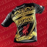 Mens 3D Print Liverpool Youll Never Walk Alone T-shirt