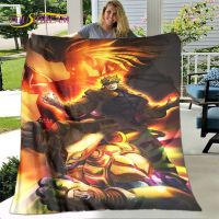 2023 in stock Anime Jojos Strange Adventure Soft Blanket, Flannel Blanket Throwing Living Room Bedroom Bed Sofa Picnic Cover，Contact the seller to customize the pattern for free