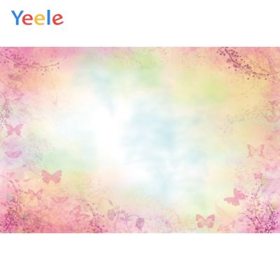 【Worth-Buy】 Yeele สตูดิโอถ่ายภาพส่วนบุคคล,ฉากหลังสำหรับรูปถ่ายรูปผีเสื้อดอกไม้ตกแต่งฉากพื้นหลังสีสันสดใส