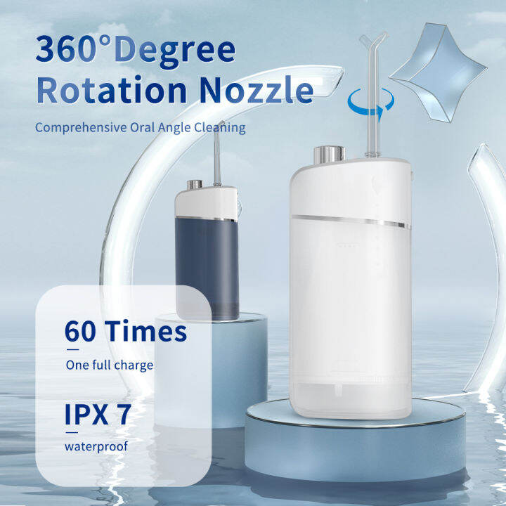 irrigator-ปาก7หัวฉีด-flossers-น้ำฟันแบบชาร์จทันตกรรมแบบพกพา3โหมดถังน้ำกันน้ำฟันไวท์เทนนิ่งทำความสะอาด