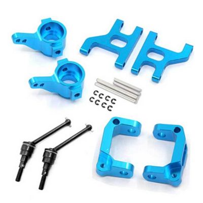 Aluminum Front Swing Arm Joint Knuckle Arm Drive Swing Shaft Hub Carrier Base C Set for 1/10 TAMIYA CC01 TA02 TA03 RC Car