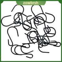 ZOWBRSH 120Pcs ทนทานสำหรับงานหนัก S Hook มินิมินิ โลหะสำหรับตกแต่ง ตะขอลวดรูปตัว S ใช้งานได้จริง 1นิ้วค่ะ ตะขอเก็บเครื่องประดับ เสื้อผ้าต้นไม้แขวน