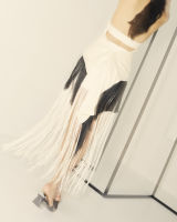 BAMBI Fringe Blouse  White by frankiexstore