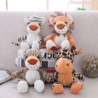 ❏❒ simulation animal doll lion tiger leopard plush toy grab machine wedding