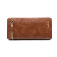 Fashion Wallet Men Brand Large Capacity Leather Long Wallets High Quality Zipper Women Men Purse Card Bag Phone Holder Coin Case