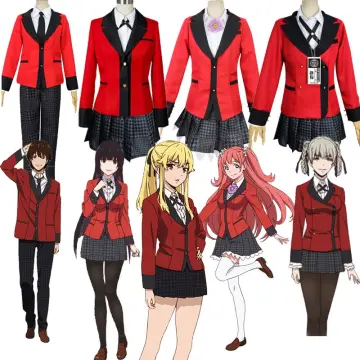 Uwowo Anime Kakegurui Costume Jabami Yumeko Halloween Cosplay Costume –  Uwowo Cosplay