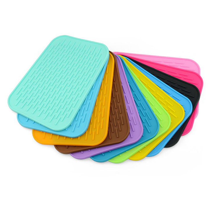 table-placemat-silicone-non-slip-mat-pot-holder-dishes-cup-dry-mat-rack-heat-resistant-can-opener-kitchen-sink-mat