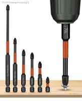 ☍ black Screw Electric Screwdriver Set 25 50 65 70 90 150mm Impact Strong Magnetic Batch Head Cross High Hardness Hand Drill Bit