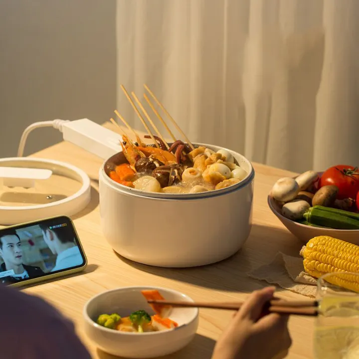 1.5L Capacity Electric Cooking Pot 220V Portable Multifunctions