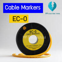 วายมาร์คเกอร์  เคเบิ้ลมาร์คเกอร์ Cable Markers EC-0 (ตัวเลข 0,1,2,3,4,5,6,7,8,9) 1000ชิ้น