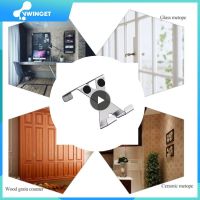 【YF】 Hook behind the door creative seamless clothes hook simple hanger nail-free rack X-type stainless steel back Door