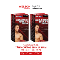 Combo 2 hộp viên uống tăng cường sinh lý nam Welson For Men 2x60 viên thumbnail