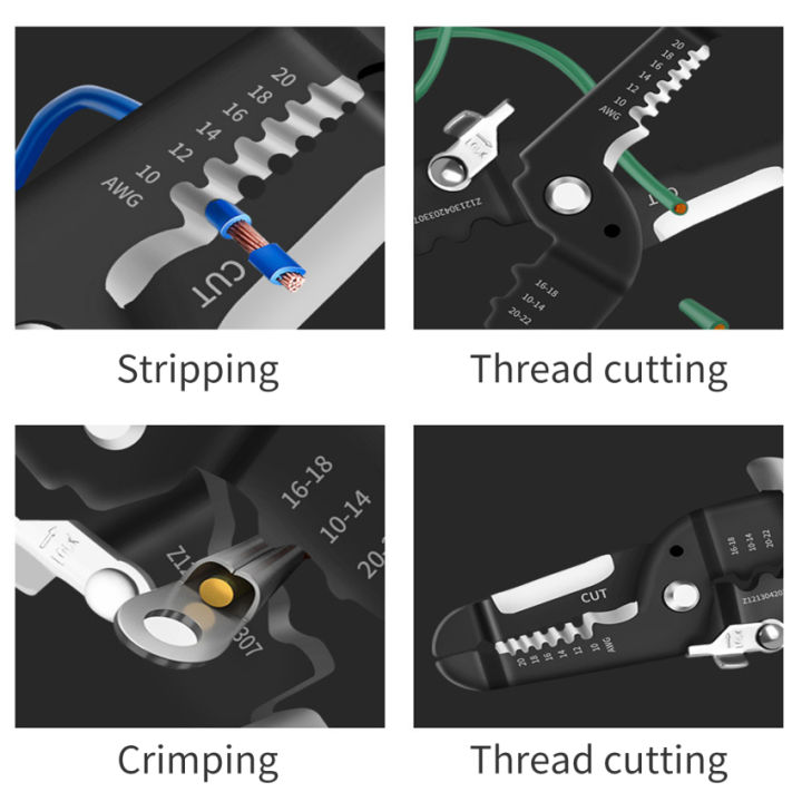 ลวด-s-tripper-d-erustation-คีมหลายเครื่องมือ-ire-s-tripper-สายไฟฟ้า-s-tripper-ตัดมัลติฟังก์ชั่เครื่องมือซ่อมแซมลวดคีม