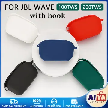 Geekria Silicone Case Cover for JBL Vibe 200TWS, Wave 200TWS, Vibe Beam