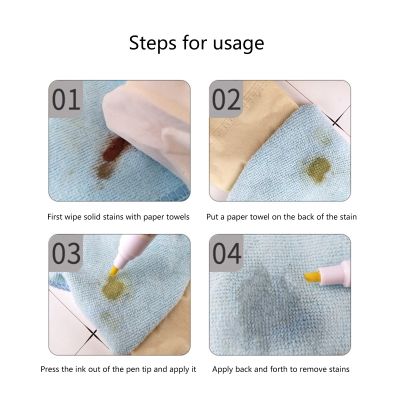 [ในสต็อก] อเนกประสงค์คราบทำความสะอาดปากกาที่มีประสิทธิภาพทันทีคราบ Remover ปากกาสำหรับซักรีด YYDS