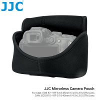 JJC Mirrorless กระเป๋ากล้อง Neoprene กระเป๋ากล้อง Body Case Anti-Scratch สำหรับ Canon R7/R10 + RF-S 18-45มม. เลนส์ Canon อุปกรณ์เสริม