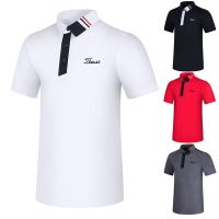 FootJoy☑❀ Titleist Golf sports mens t-shirt jersey short-sleeved breathable quick-drying casual clothing