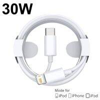 ที่ชาร์จไฟรวดเร็ว USB PD ชนิด C 30W ของแท้สายสำหรับแอปเปิล IPhone 14 13 12 11สายชาร์จข้อมูลอุปกรณ์เสริมโทรศัพท์