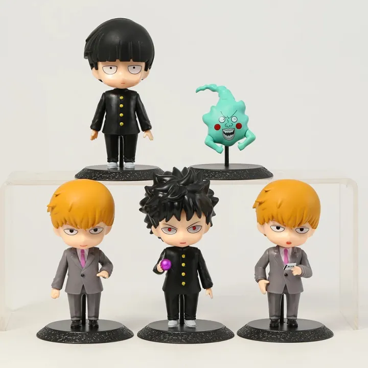 Hi Toy 5pcs/set Mob Psycho 100 Shigeo Ritsu Kageyama Reigen Arataka ...