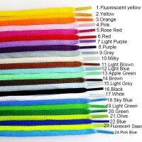 Mens And Womens Sports Shoelaces Color Flat Semicircular Shoelace Suitable For All Shoes Round Laces 11 Colors 1 Pair