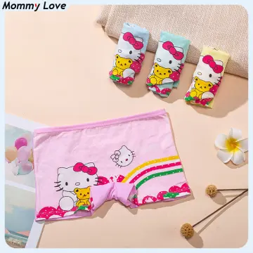MML 6PCS Kids Cotton Panties 2-12 Years Girls Underwear Briefs Cute Cat  Cartoon Printed Children Panty Kid Underpants Girl's Clothing Cotton Soft  Panty Child Sleepwear panty for kids girl sale boyleg for