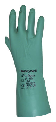 ถุงมือยางไนไตร ยาว 13 นิ้ว Honeywell รุ่น LA132G จับอาหารได้ จับสารเคมีได้ 12คู่/แพ็ค ตกคู่ละ 40 บาท!!