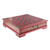 Chinese Chess Game 32 Pieces Wooden Box for Leisure And Entertainment
