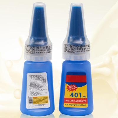 Multi-Purpose DIY Super Strong Liquid Colorless Glue Magic 401 Instant Fast Adhesive Bottle Stronger Super Glue 20g TSLM1
