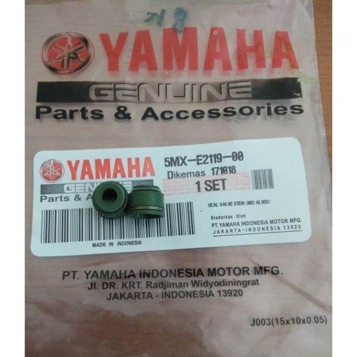 ORIGINAL YAMAHA VALVE SEAL (2 PCS) FOR MIO SPORTY / SOULTY / SOUL 115