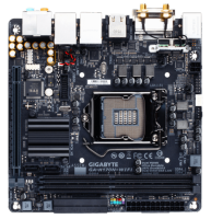 เมนบอร์ด/1151/MINI-ITX/GIGABYTE GA-H170N-WIFI/DDR4 รองรับ M.2