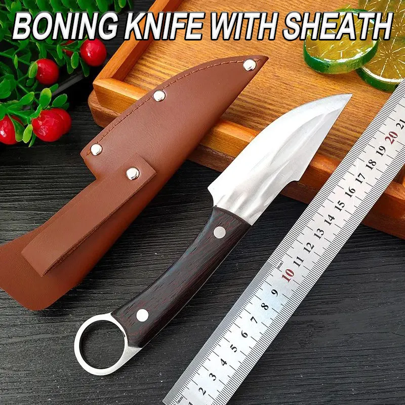 Japanese Meat Knife Mongolian Knife Heavy Duty Japan Made Kitchen