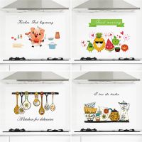 Kitchen Self Adhesive oil proof wall stickers high temperature Foil Kitchen Stove Cabinet Sticker Oil Proof Waterproof Wallpaper